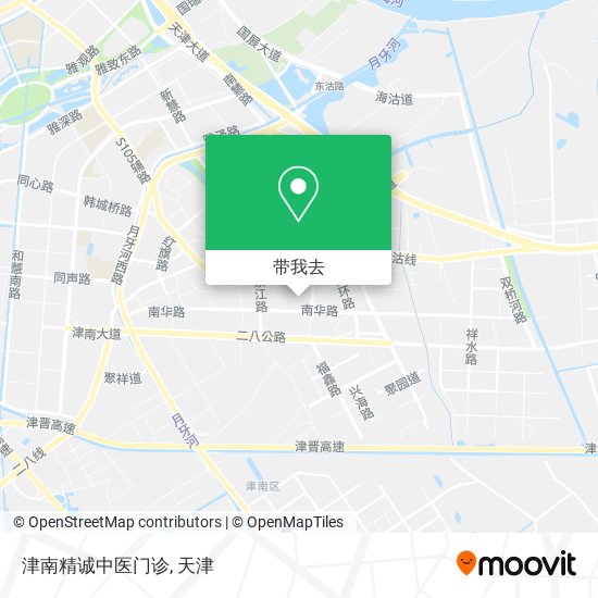 津南精诚中医门诊地图