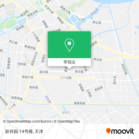 新祥园-14号楼地图