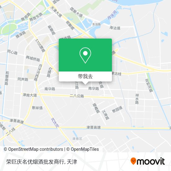 荣巨庆名优烟酒批发商行地图