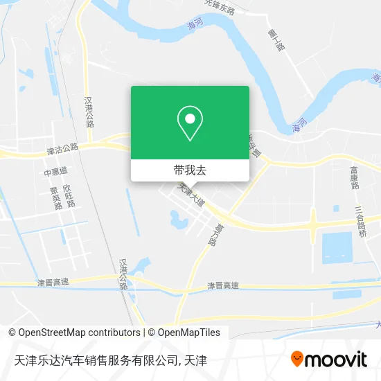天津乐达汽车销售服务有限公司地图