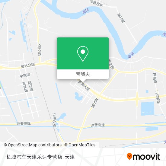 长城汽车天津乐达专营店地图