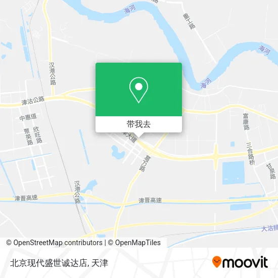 北京现代盛世诚达店地图