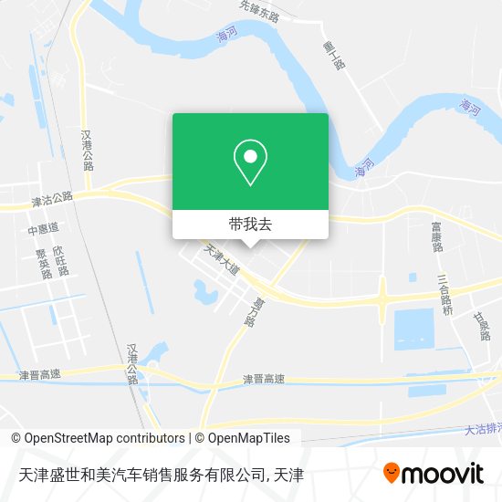 天津盛世和美汽车销售服务有限公司地图