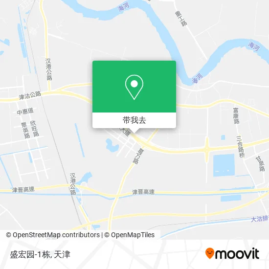 盛宏园-1栋地图
