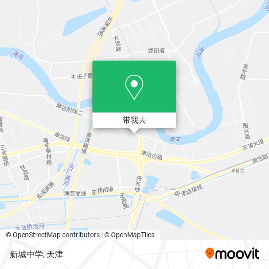新城中学地图