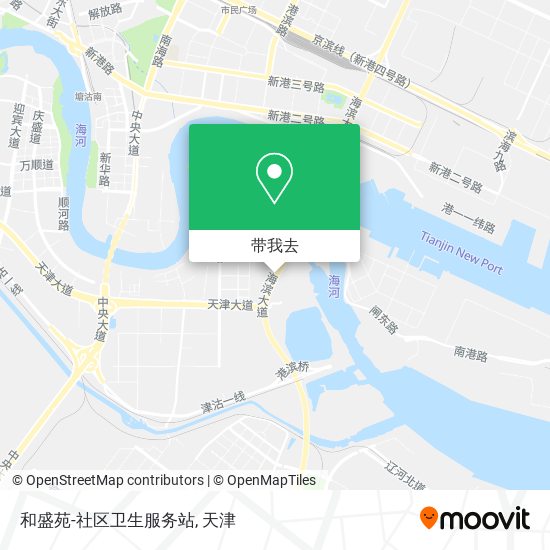 和盛苑-社区卫生服务站地图