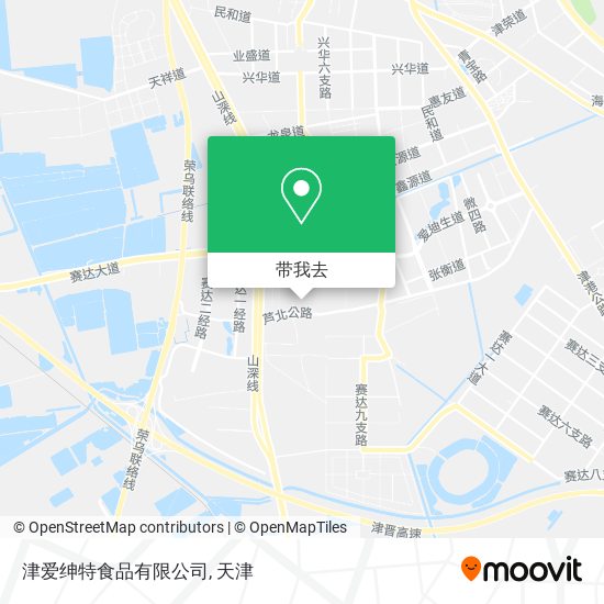 津爱绅特食品有限公司地图