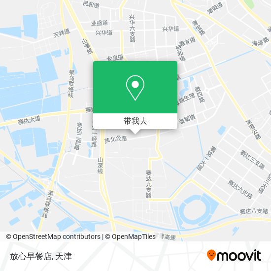 放心早餐店地图