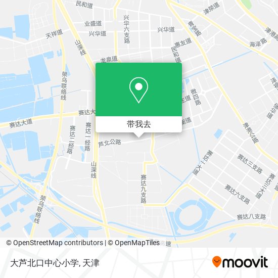 大芦北口中心小学地图