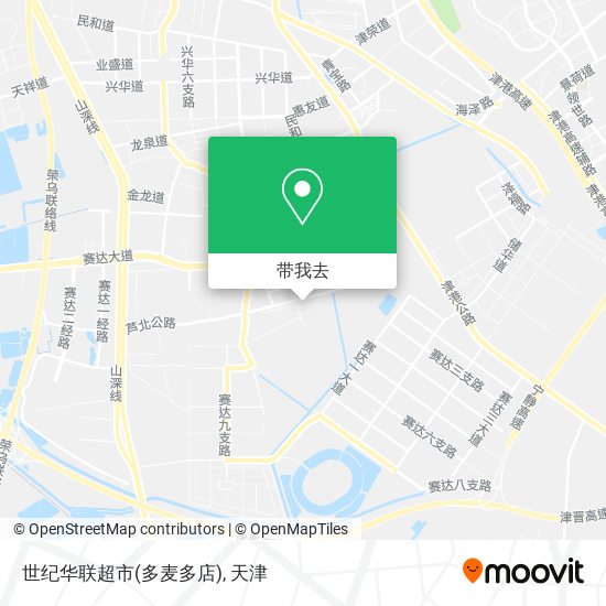 世纪华联超市(多麦多店)地图
