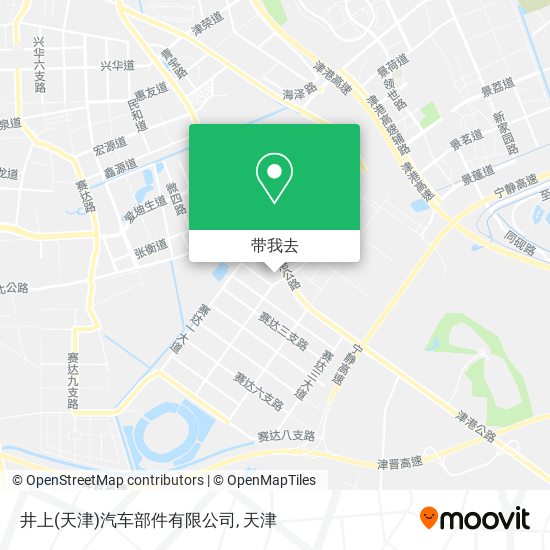 井上(天津)汽车部件有限公司地图