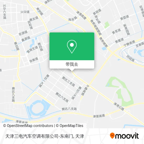 天津三电汽车空调有限公司-东南门地图