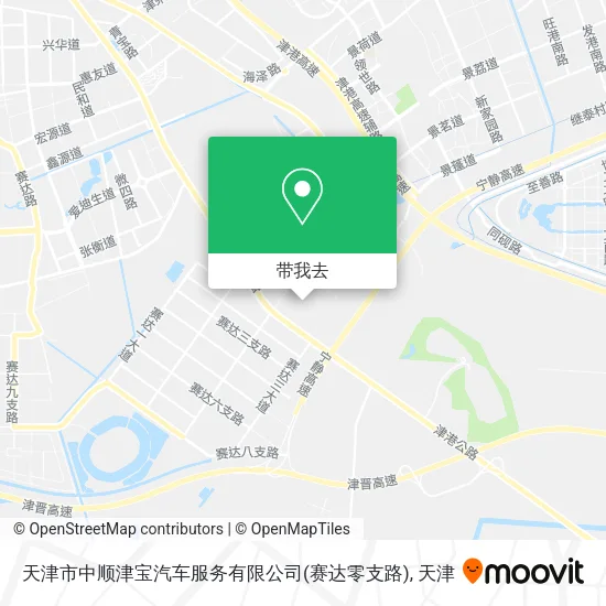 天津市中顺津宝汽车服务有限公司(赛达零支路)地图