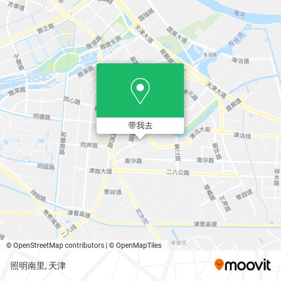 照明南里地图