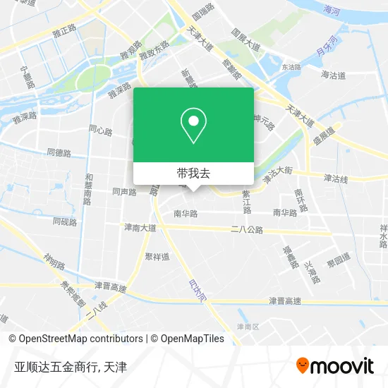 亚顺达五金商行地图