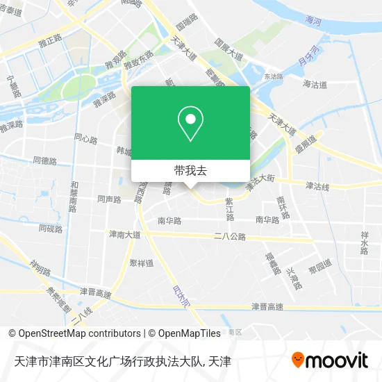 天津市津南区文化广场行政执法大队地图