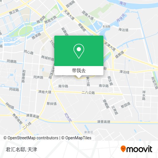 君汇名邸地图