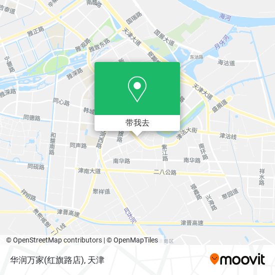 华润万家(红旗路店)地图