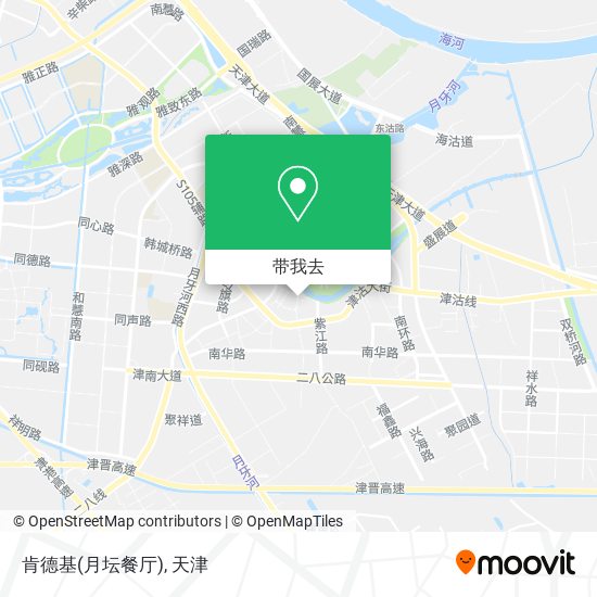 肯德基(月坛餐厅)地图