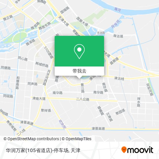 华润万家(105省道店)-停车场地图