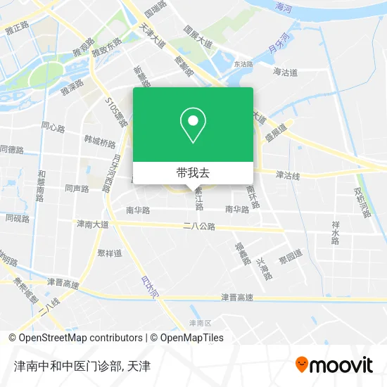 津南中和中医门诊部地图