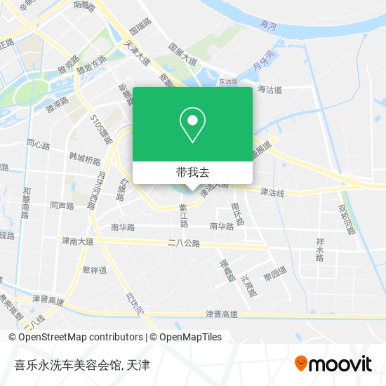 喜乐永洗车美容会馆地图