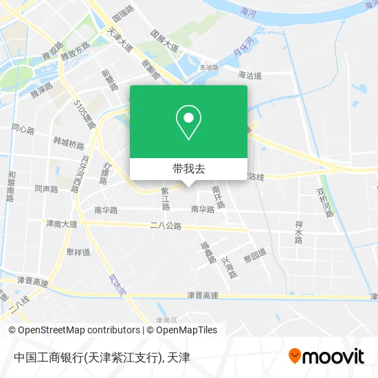 中国工商银行(天津紫江支行)地图