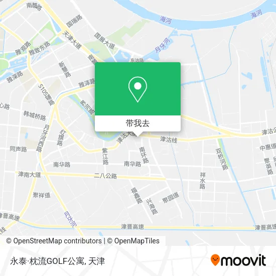 永泰·枕流GOLF公寓地图