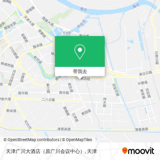 天津广川大酒店（原广川会议中心）地图