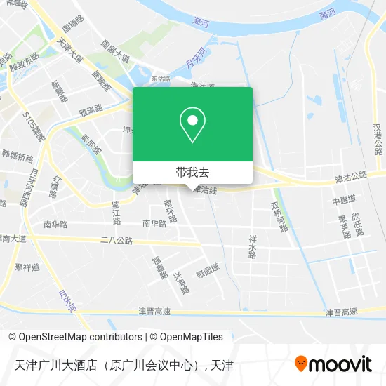 天津广川大酒店（原广川会议中心）地图