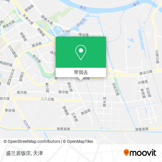 盛兰居饭庄地图