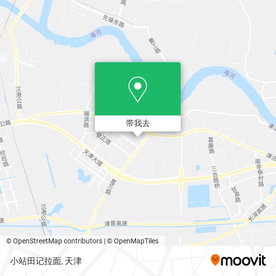 小站田记拉面地图
