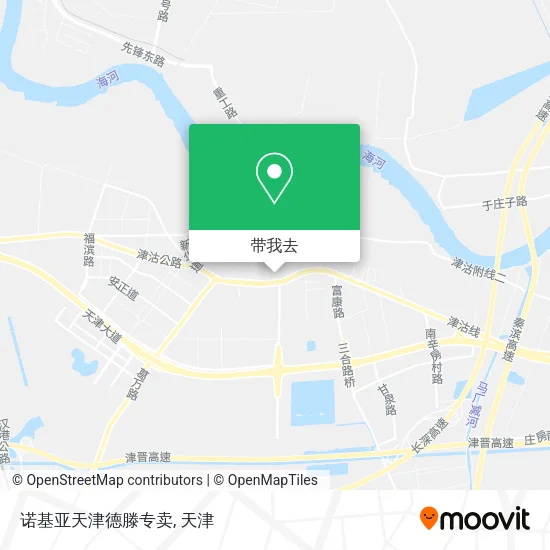 诺基亚天津德滕专卖地图