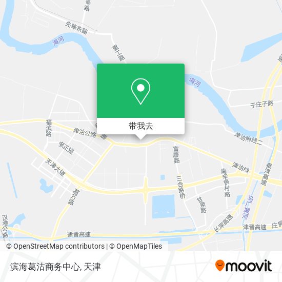 滨海葛沽商务中心地图