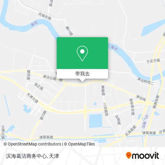 滨海葛沽商务中心地图