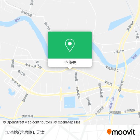 加油站(营房路)地图