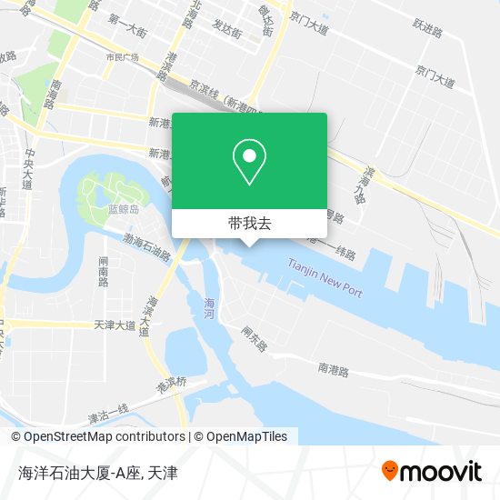 海洋石油大厦-A座地图