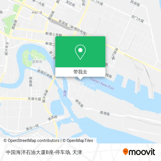 中国海洋石油大厦B座-停车场地图