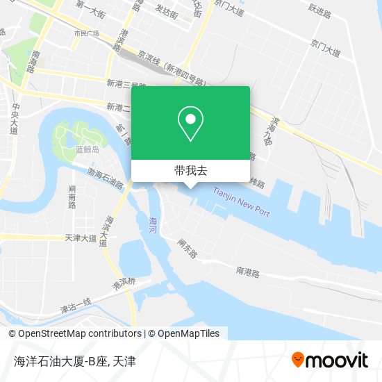 海洋石油大厦-B座地图
