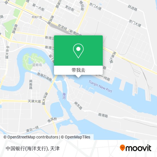 中国银行(海洋支行)地图