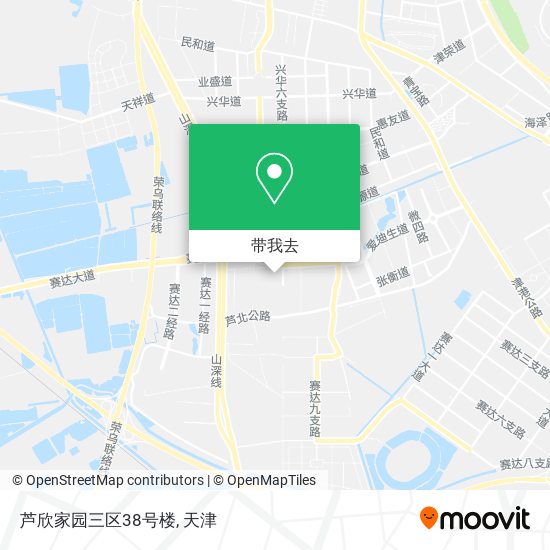 芦欣家园三区38号楼地图