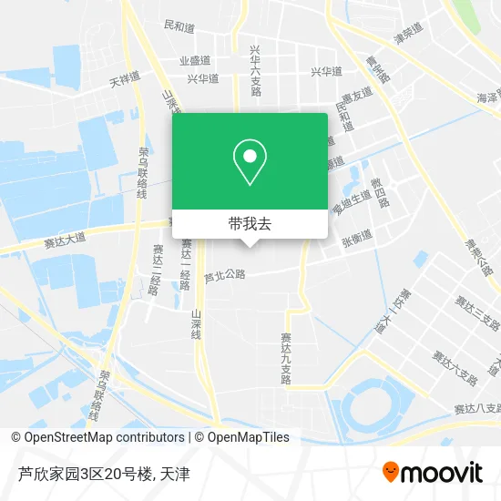 芦欣家园3区20号楼地图