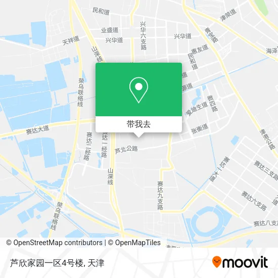 芦欣家园一区4号楼地图