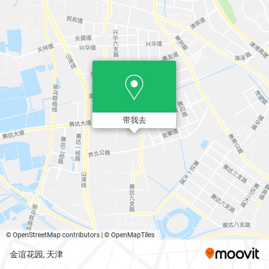 金谊花园地图