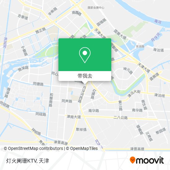 灯火阑珊KTV地图
