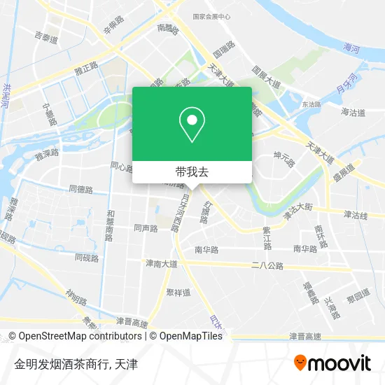 金明发烟酒茶商行地图