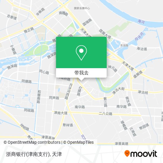 浙商银行(津南支行)地图