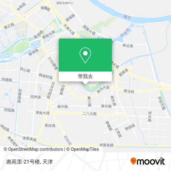 惠苑里-21号楼地图