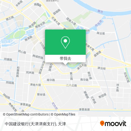 中国建设银行(天津津南支行)地图