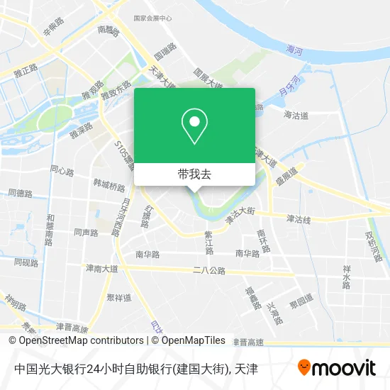 中国光大银行24小时自助银行(建国大街)地图